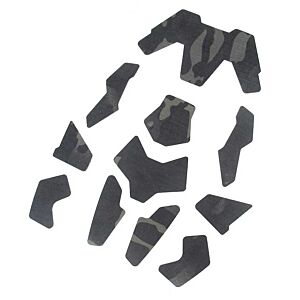 TMC Set stickers Sfire style per elmetti (multicam black)