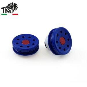 TopMax Testa pistone BLUEPOWER con fori radiali e cuscinetto in DELRIN – TPBPWMM-D