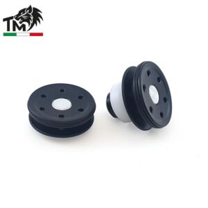 TopMax Testa pistone NERA in DELRIN e cuscinetto in DELRIN – TPNMM-D