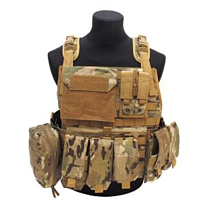 Pantac tattico strike plate full set multicam (vt-c600-mc)