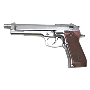 We m92L full metal gas pistol (inox)