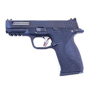 We big bird vented FORCE CUSTOM gas pistol black (black/silver)