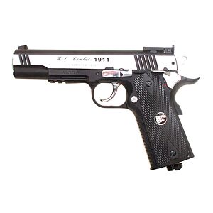 Wg pistola a co2 m1911 scarrellante (cromata)