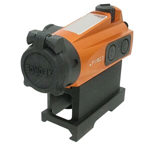 JJ airsoft ottica XTSP red dot full set a energia solare (arancio)