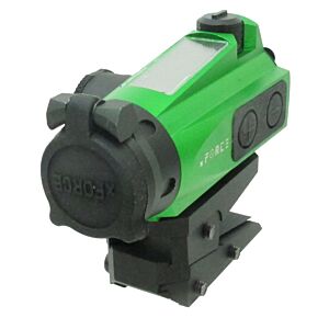 JJ airsoft ottica XTSP red dot con ELE mount alto a energia solare (verde)