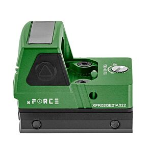 JJ Airsoft X-FORCE RMR solar powered red dot sight (green)