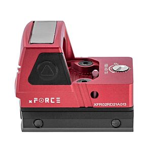 JJ Airsoft X-FORCE RMR solar powered red dot sight (red)