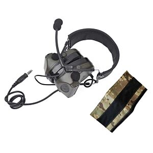 Z-tactical cuffie radio con microfono COMTAC II (verde)