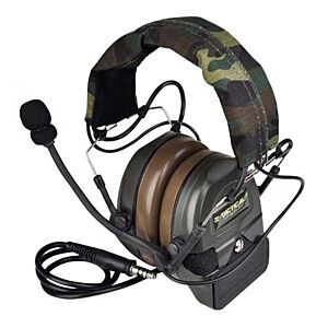 Z-tactical cuffie radio con microfono COMTAC (verde)